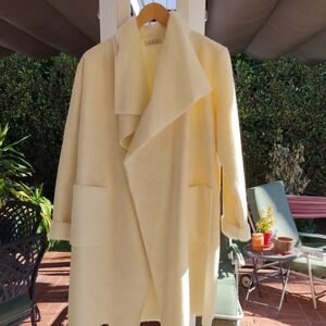 Elegant Cream Women's Coat